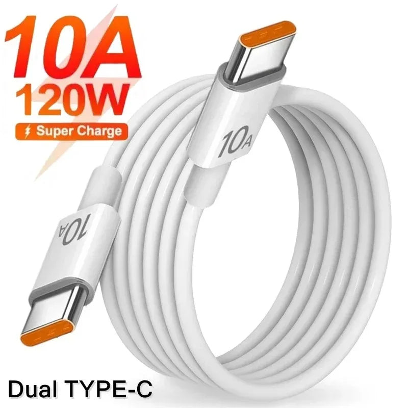 120W USB-C to USB-C Fast Charging Cable 10A PD | 5 Lengths