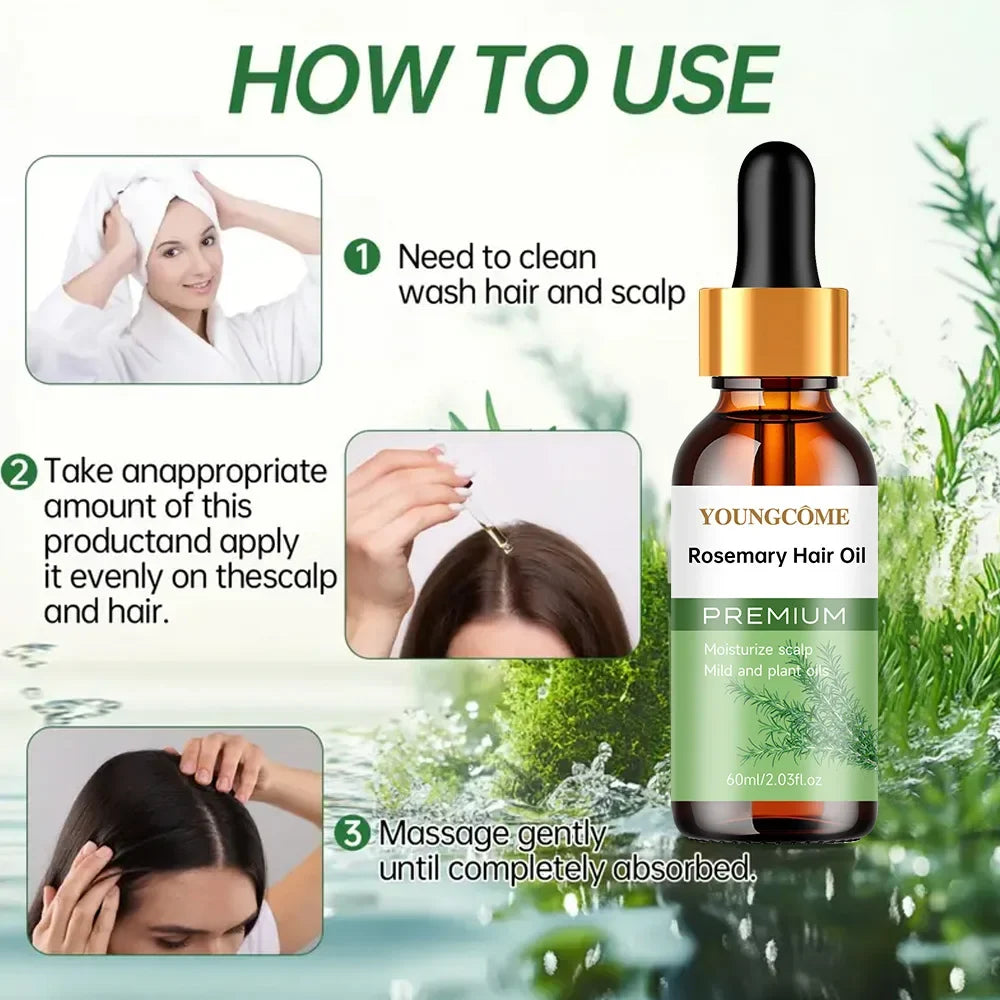 Rosemary Hair Oil Conditioner 1sets Dry Scalp Nourishing Plant