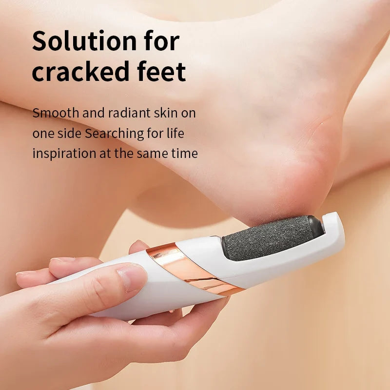 HOMEFISH Electric Foot Callus Remover | Rechargeable Pedicure Tool