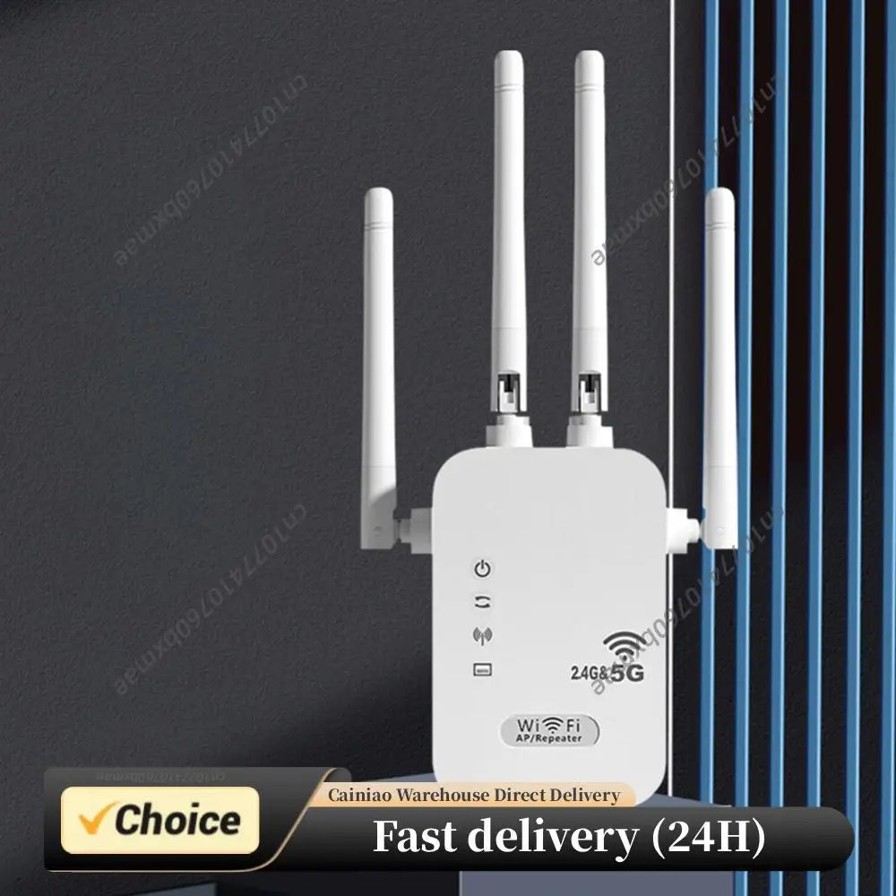 1200Mbps Wireless Wifi Repeater WAN LAN Port Dual-band 2 4GHz 5GHz