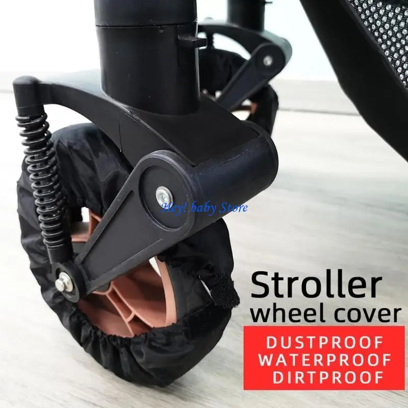 Baby Stroller Wheel Covers – Oxford Cloth Pram Protectors 2 Pack