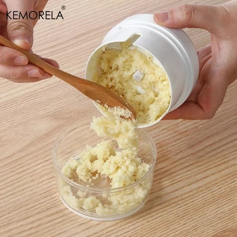 KEMORELA Manual Garlic Chopper – Mini Food Grinder & Cutter