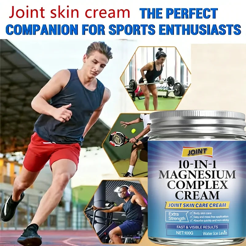 10-in-1 Magnesium Body Cream – Collagen & Retinol 100g