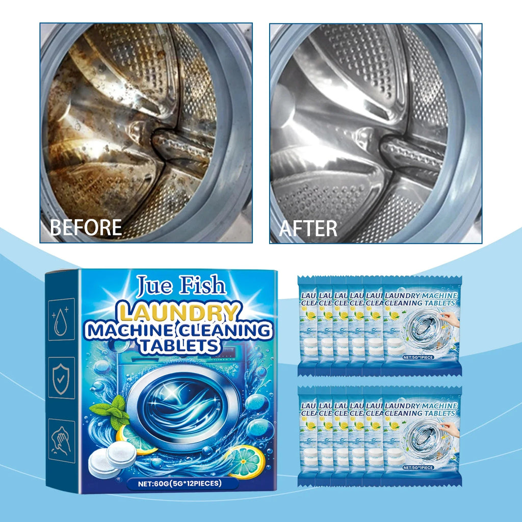 Washing Machine Cleaner Tablets – Deep Clean, Odor Removal