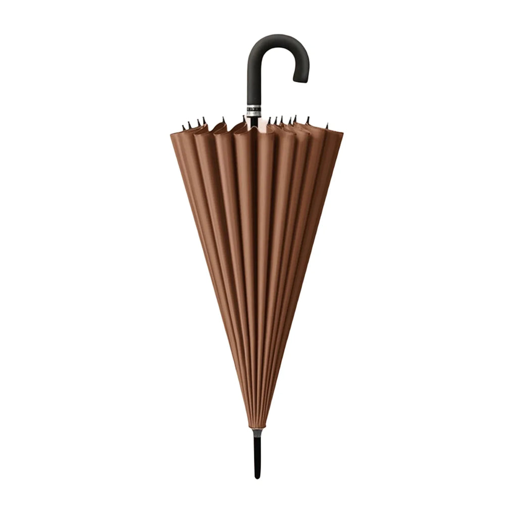 PEAKINBAGS 24-Bone Large UV Protection J-Handle Umbrella