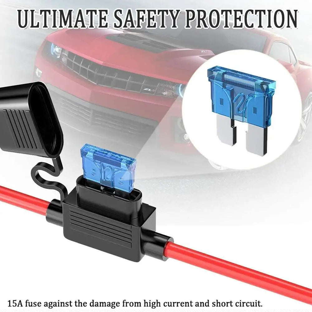 12V Charger Cable Motorcycle Battery Terminal SAE Quick Extension