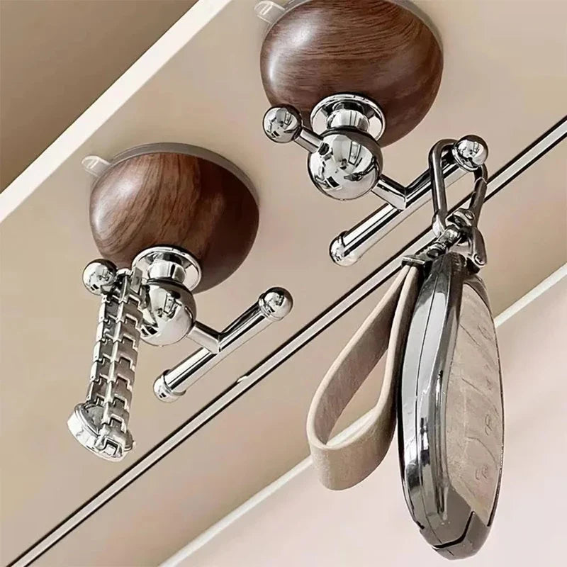 Suction Cup Wall Hooks – Waterproof Towel Hanger 1–2 Pack