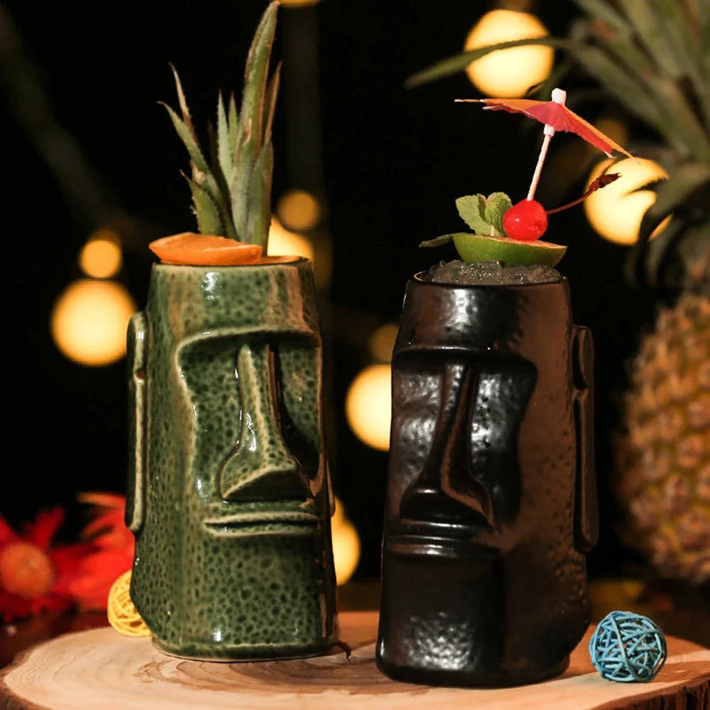 Hawaiian Tiki Ceramic Mug – Large Cocktail & Bar Drinkware