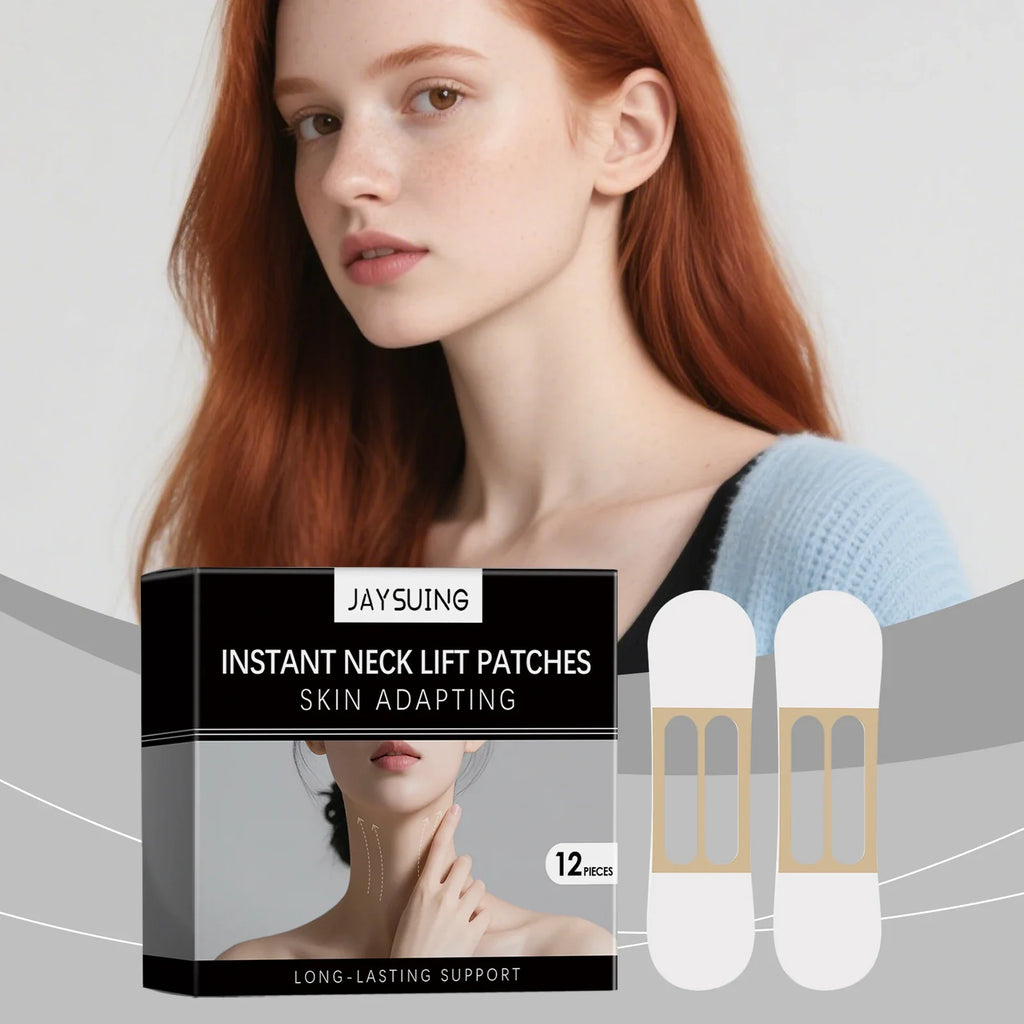 Hyaluronic Acid Neck Lifting Patches 12 Pcs | Anti-Wrinkle