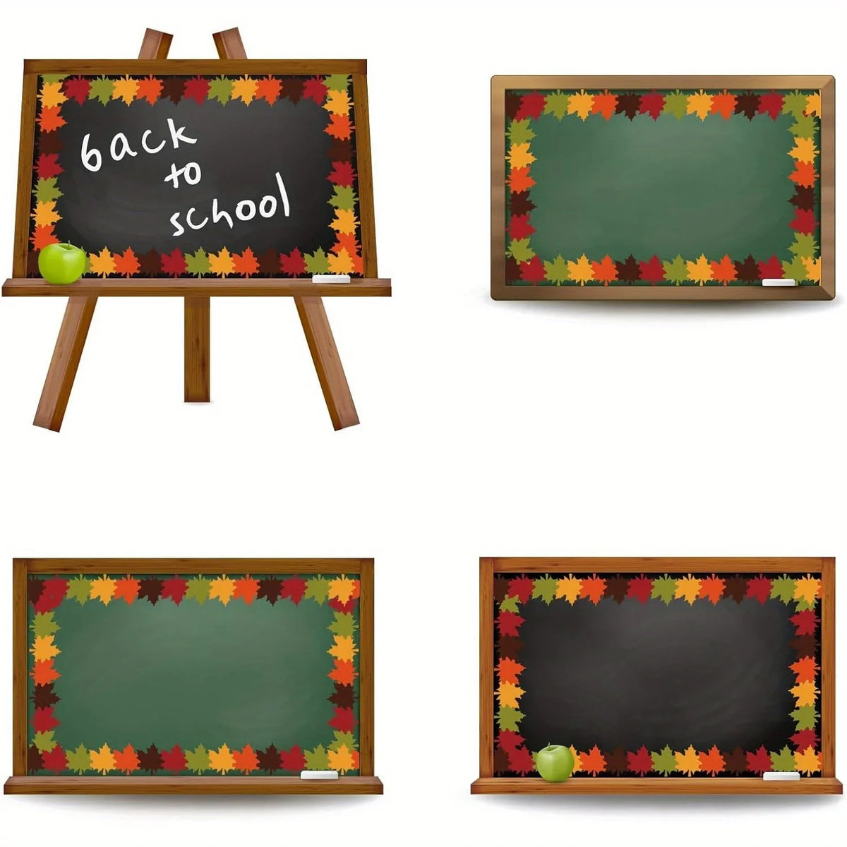 Autumn Maple Leaf Bulletin Board Border – 32ft Fall Decor Trim