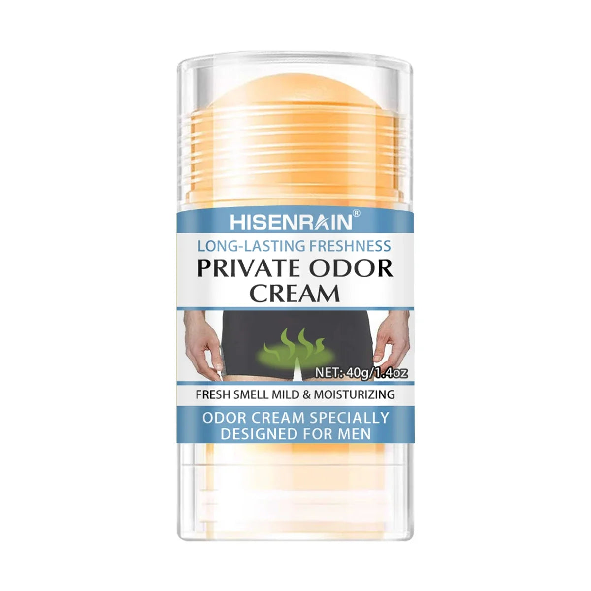 HISENRAIN Men's Natural Deodorant Stick – 72H Odor Protection