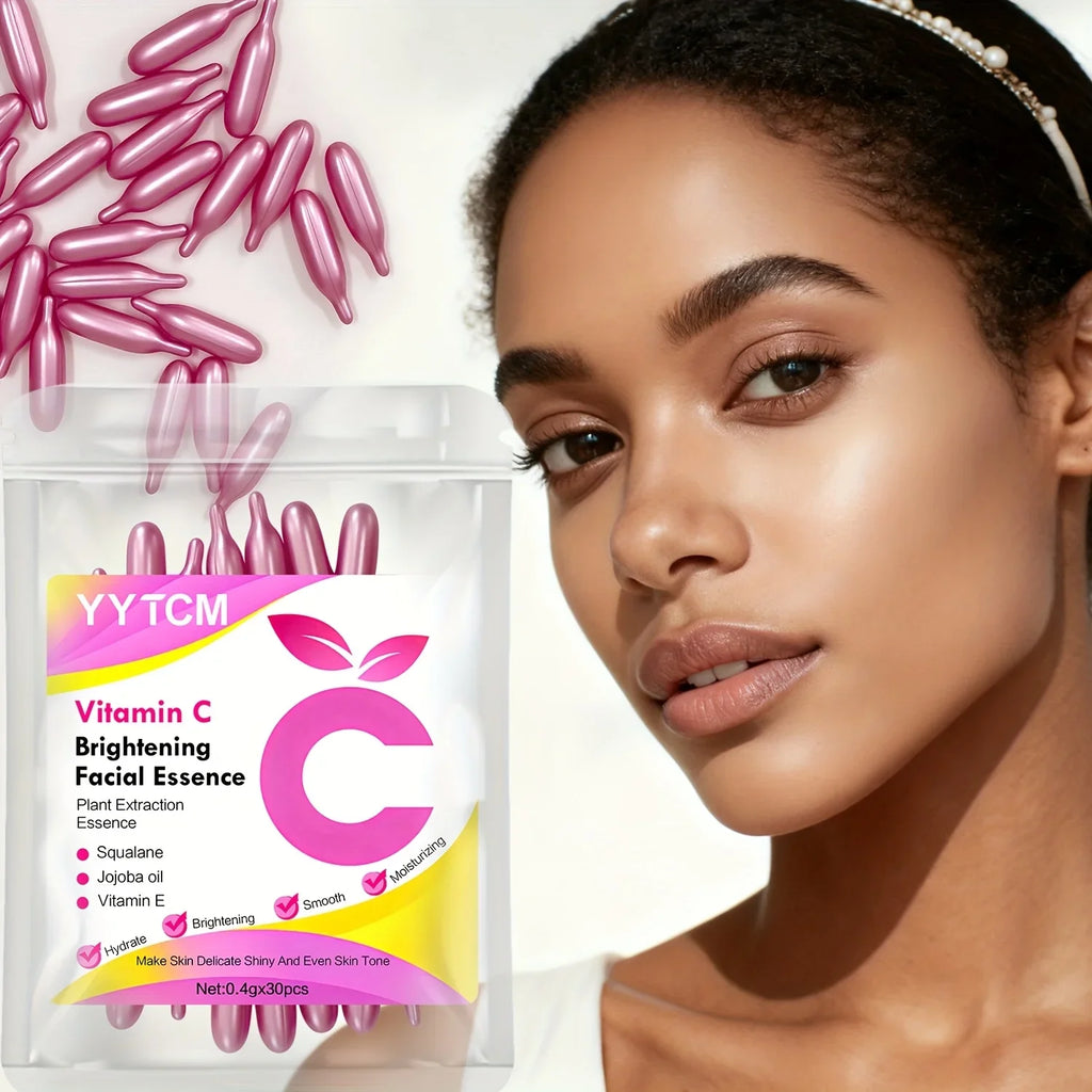 Vitamin C Brightening Capsule Essence – Squalane & Jojoba 30ct