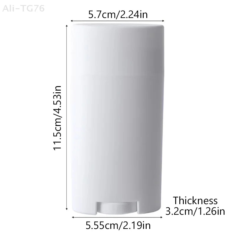 Refillable Twist-Up Tubes for DIY Lip Balm & Deodorant Sticks