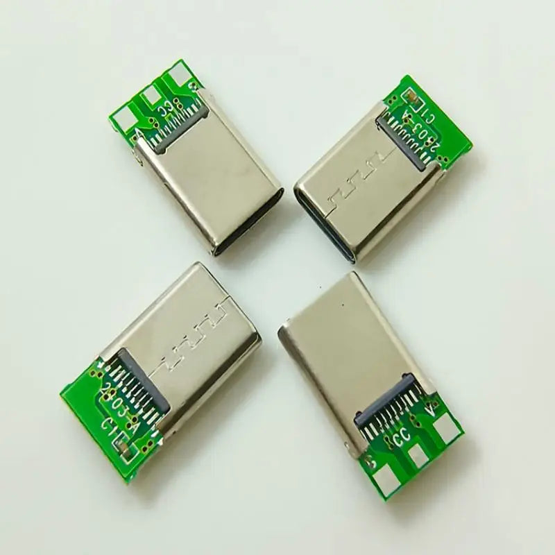 PD Type-C 3-Pin Laptop Charging Connector | CC Pin & Capacitor