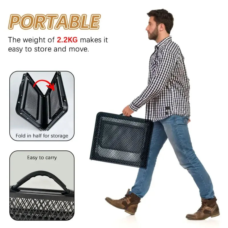 Portable Folding Camping Table – Low Outdoor BBQ Dining Table