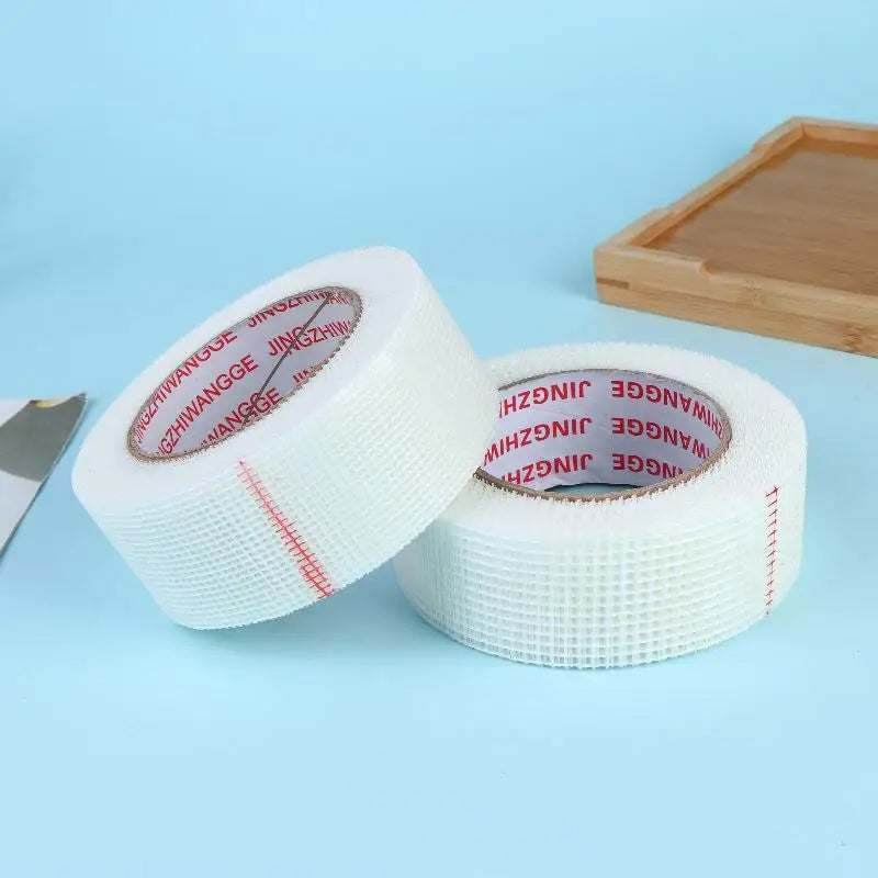 2 Roll 30M Glass Fiber Self-adhesive Mesh Tape Wall Crack Repair