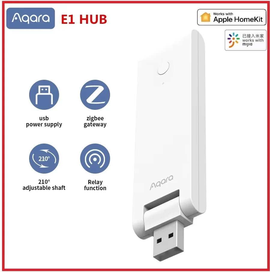 Aqara E1 Hub Gateway Zigbee 3 0 Wifi Relay Remote Control Smart Home