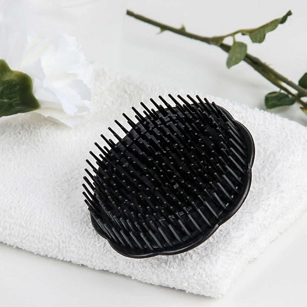 Silicone Scalp Massage Shampoo Brush – Hair & Body Scrubber