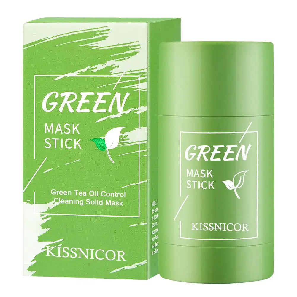 Face Clean Mask Green Tea Cleansing Stick Shrink Pores Deep Blackhead