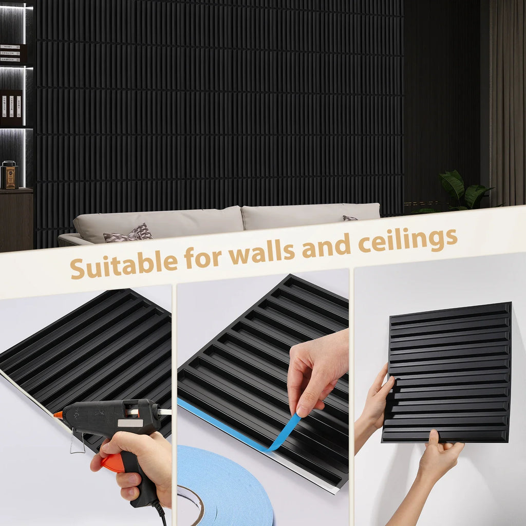 20 3D Pvc Wall Panels Indoor Decoration Living Room Hall Bedroom