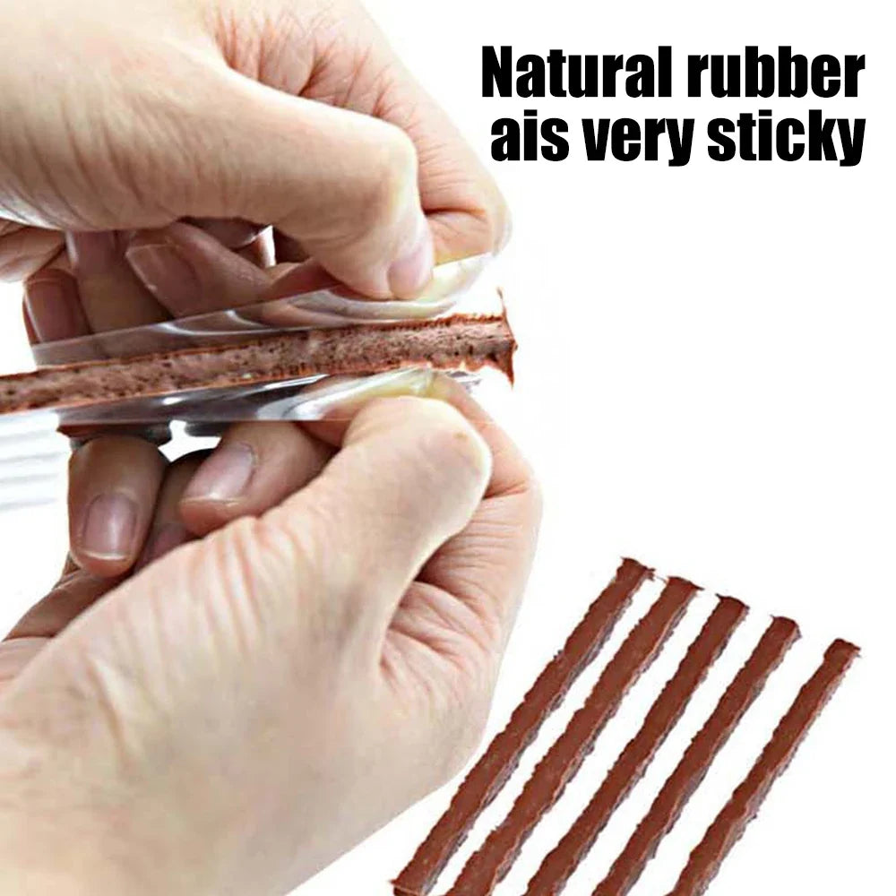 45-Piece Tubeless Tire Repair Kit – Car, Bike & Motorcycle