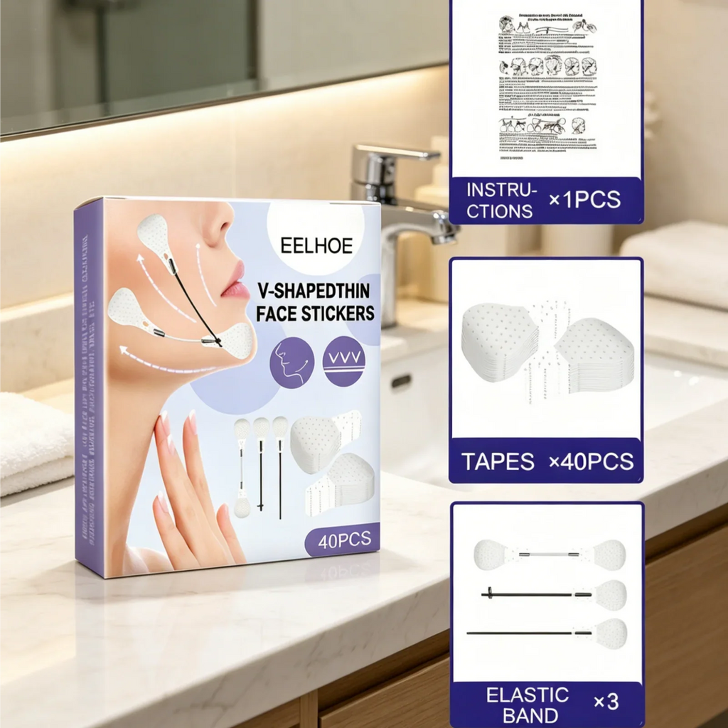 EELHOE Face Lifting Stickers – V-Shape Skin Tightening 40 PCS