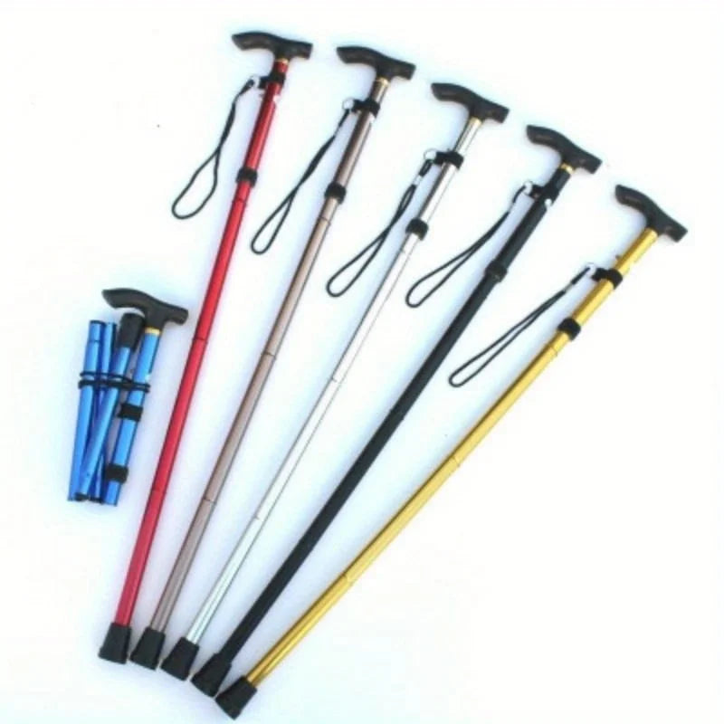 Ultralight Foldable Trekking Poles – Aluminum Hiking Sticks