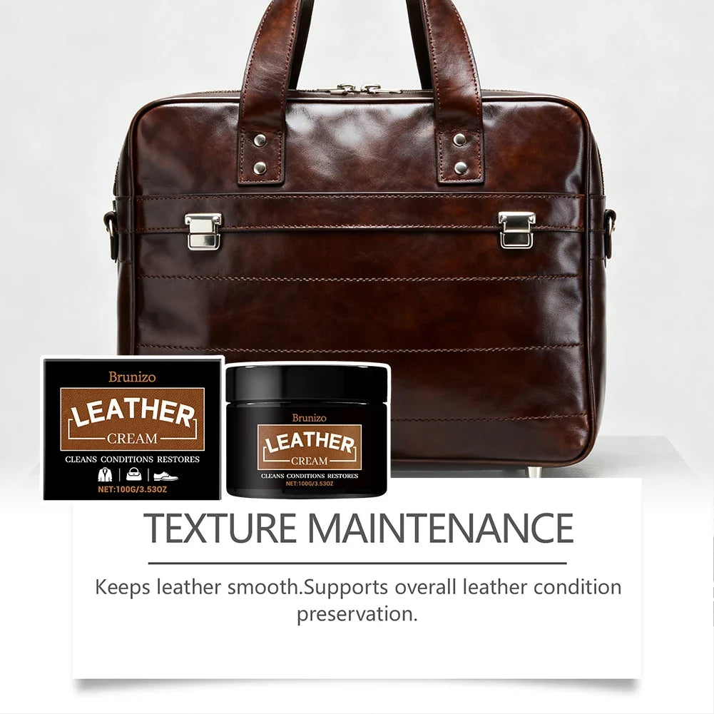 Leather Cleaning & Care Cream – Waterproof Polish & Conditioner