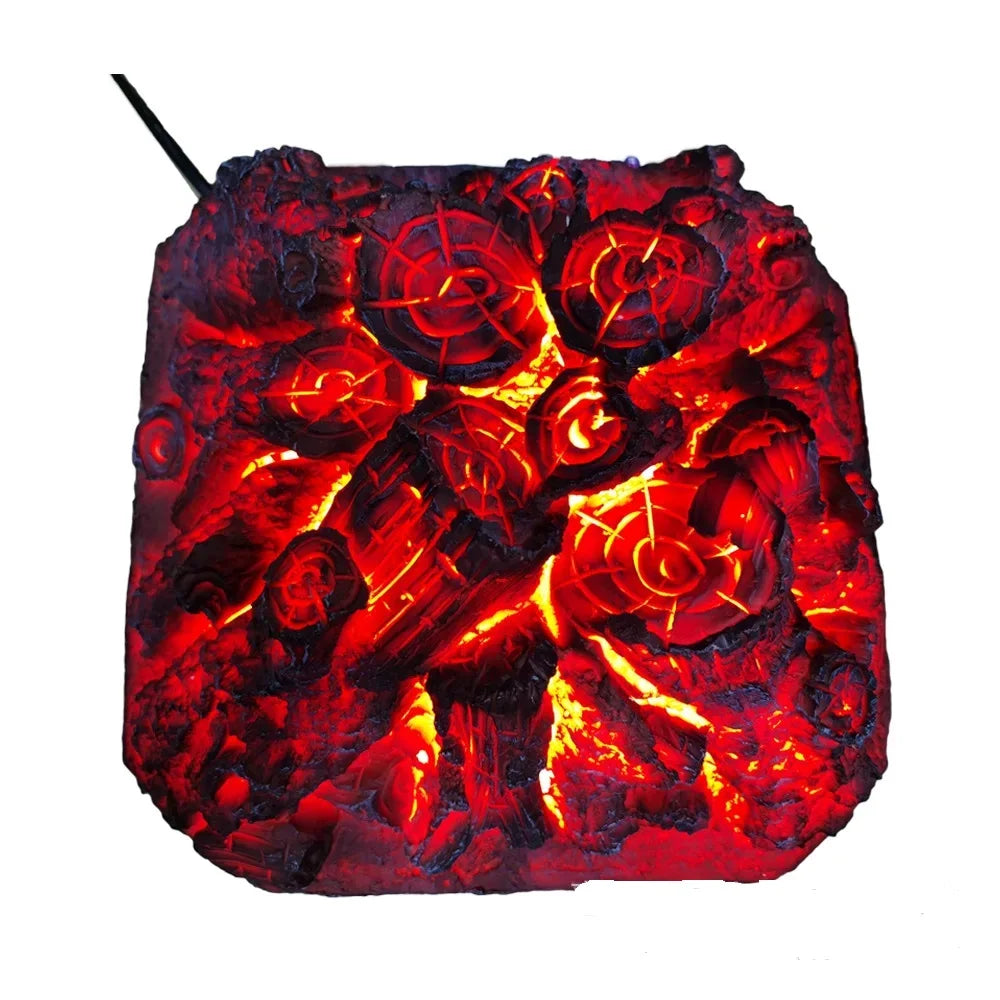 Resin Simulation Charcoal Fireplace Decoration Prop