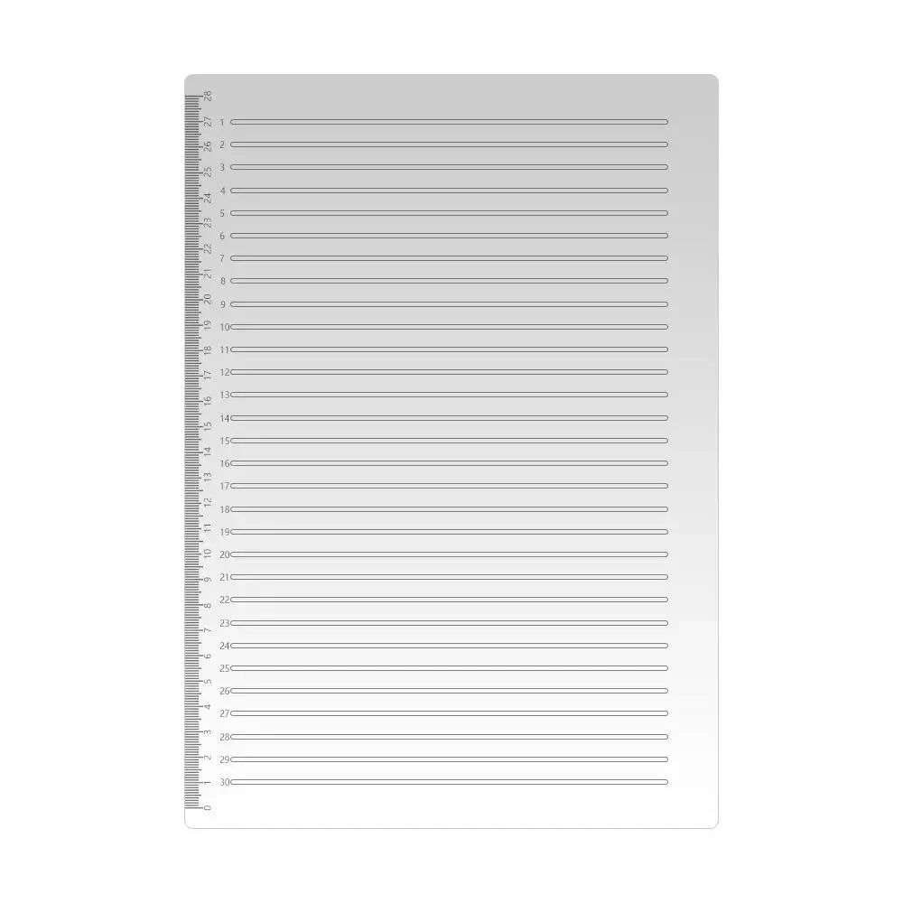 Straight Line Stencil Ruler – Calligraphy Writing Template
