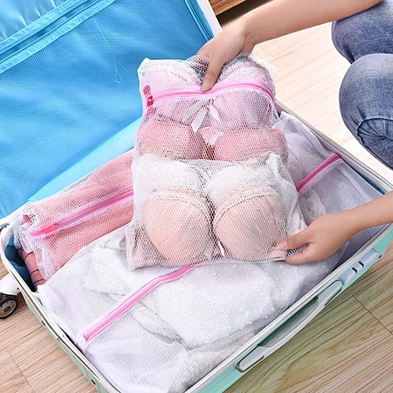Mesh Laundry & Travel Storage Bags for Clothes – 2/3/5 Pack