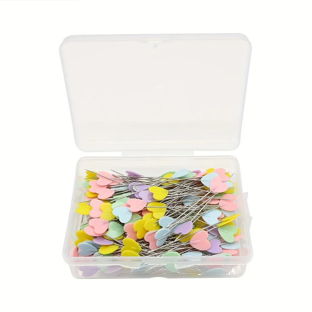 100 500PcsDressmaking Pins Embroidery Patchwork Sewing Quilting Tools