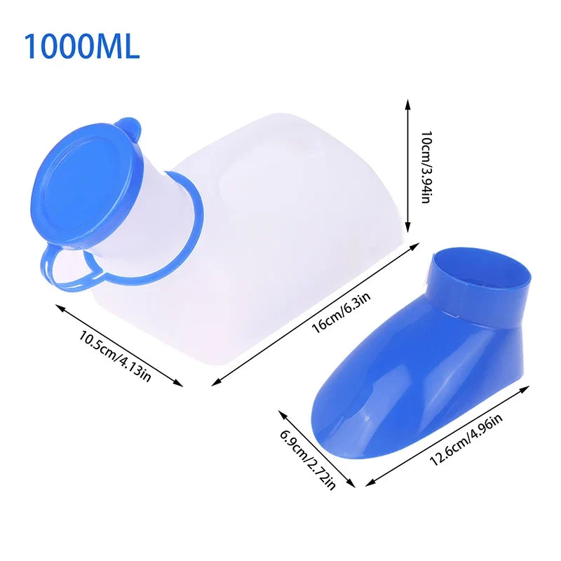 1000ml Portable Urinal Bottle – Unisex Car Travel Pee Bottle