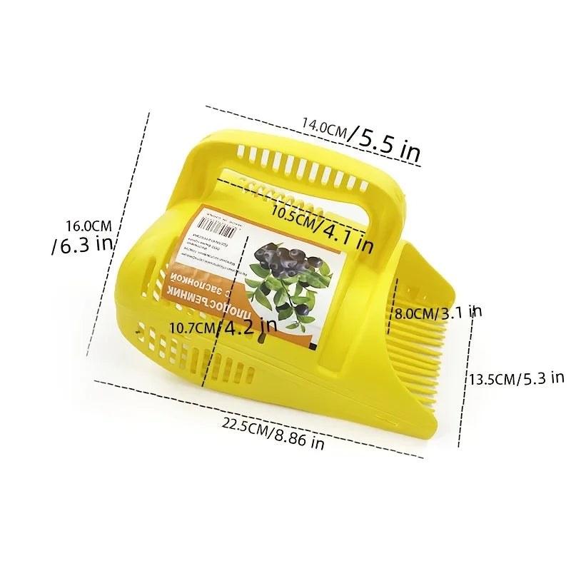Easy-grip Blueberry Picker Tool Portable Fruit Harvesting Device