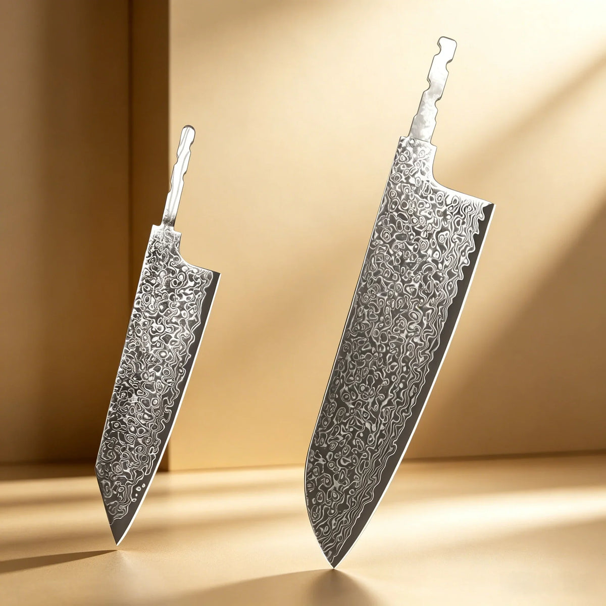 Damascus Steel Blade Blank – Hand Forged Chef & Cleaver Knife