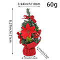Christmas Tree Mini Table Decoration Children Small Decorative Ball