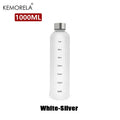 1L Motivational Water Bottle with Time Marker – 32 oz BPA Free