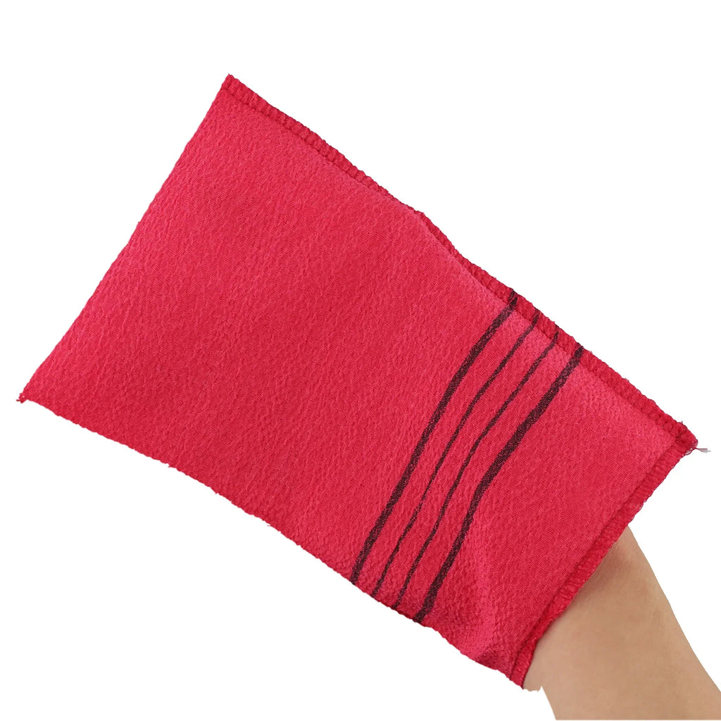 Korean Exfoliating Bath Washcloth Body Scrub Towel 5 Pack