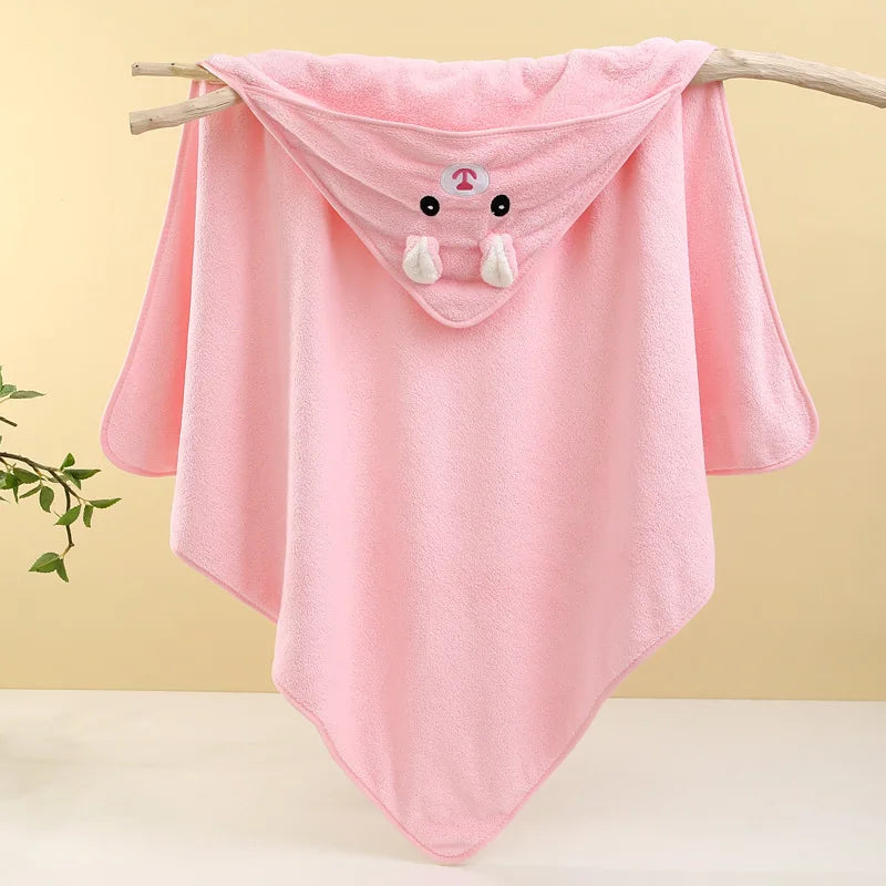 Soft Baby Bath Towel Swaddle Wrap – Newborn Blanket Girls Boys