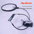 130mm LED USB Illuminated Magnifying Glass – Desk Magnifier