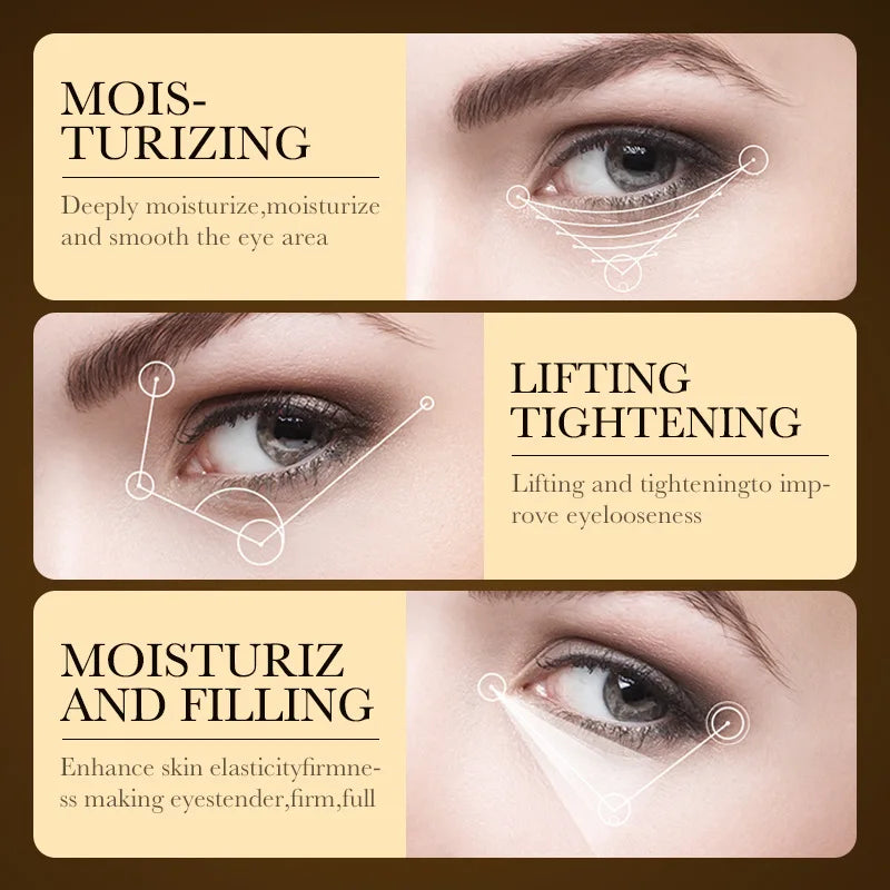 24K Gold Eye Cream 40g – Hyaluronic Acid Moisturizer