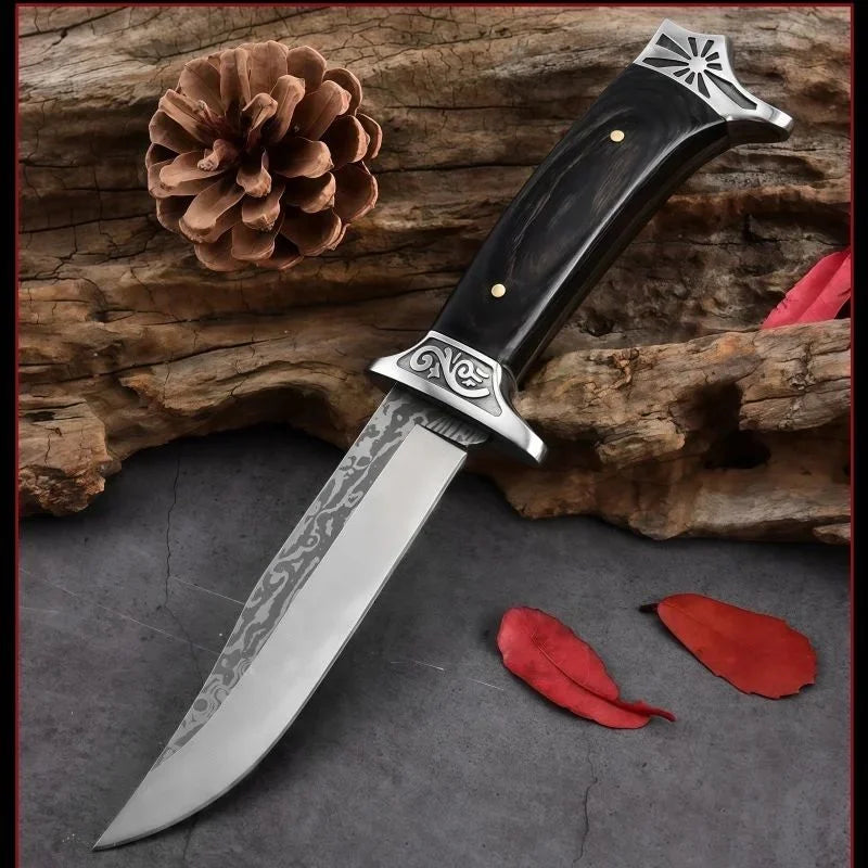 Outdoor Survival Knife – Stainless Steel Camping & Fishing Blade