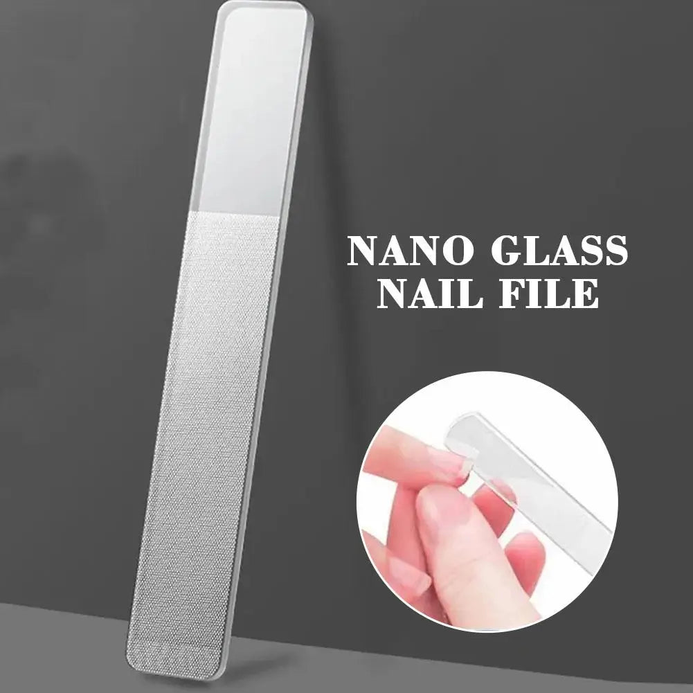 1 3 Washable Nano Glass Nail Files Professional Polishing Manicure