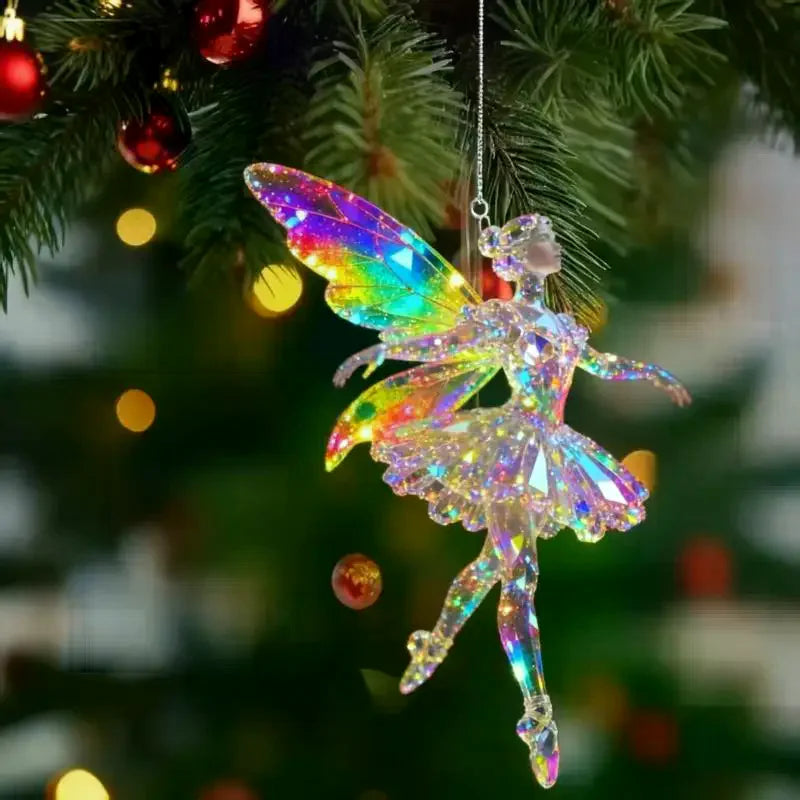 2D Acrylic Ballerina Pendant – Car Charm & Christmas Ornament