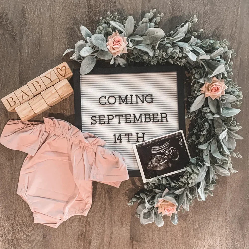 5-Piece Baby Wood Blocks | Nursery Decor & Baby Shower Gift