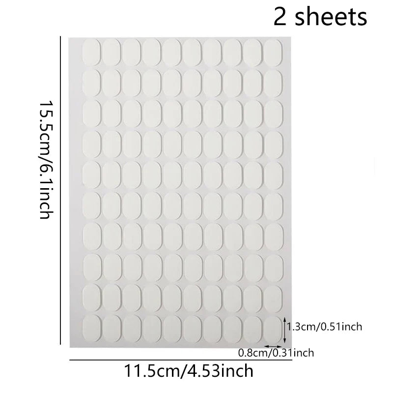 200 Pcs Double-Sided Nail Tape for False Nail Display Stand