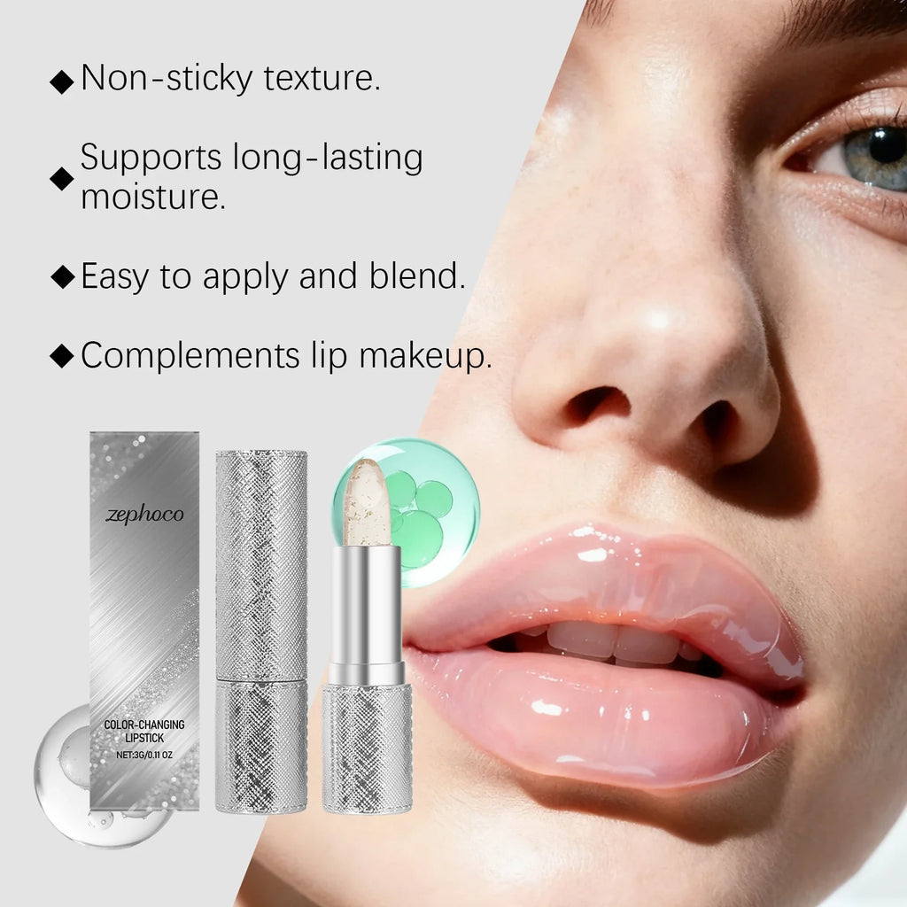 Color-Changing Moisturizing Lip Balm – Hydrates & Plumps