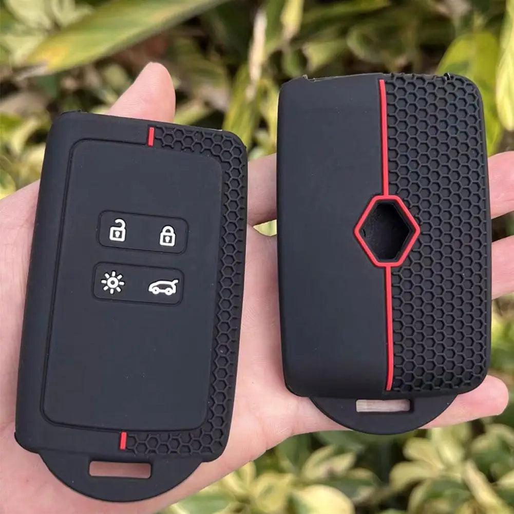 Silicone Car Key Cover for Renault & Dacia Remote Fob