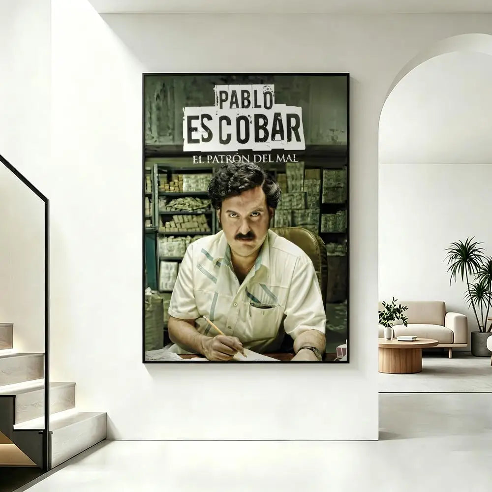 Pablo Escobar HD Wall Poster – Waterproof Sticky Wall Art