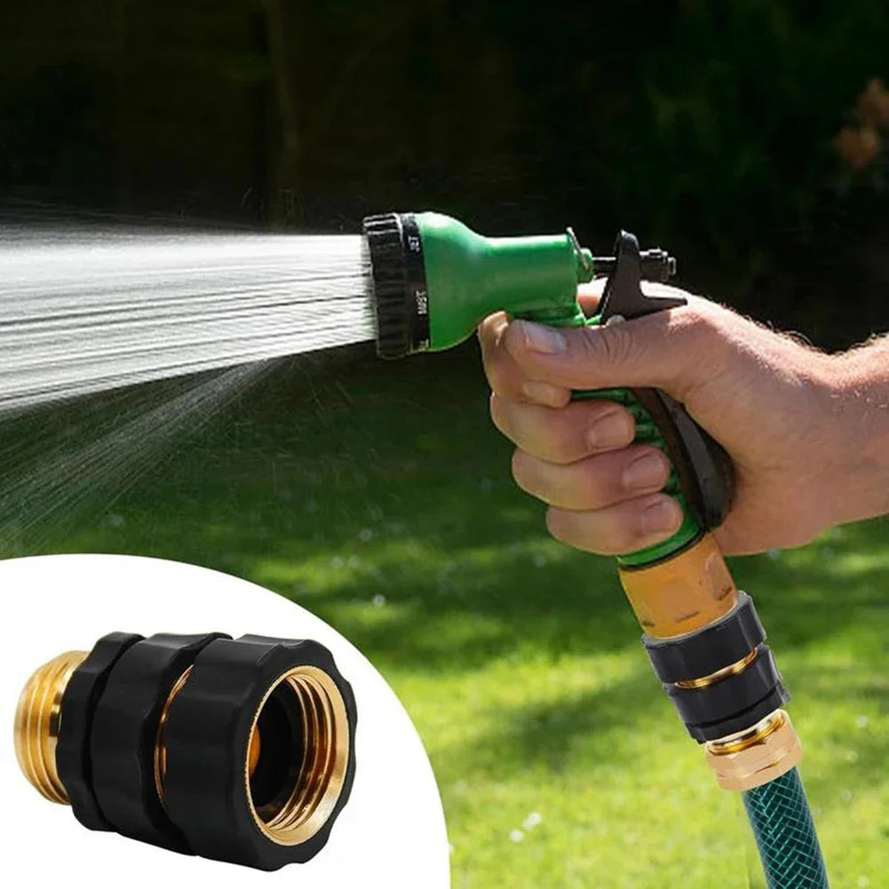 4-Piece 3/4" Garden Hose Quick Connect Adapter Set | No-Leak